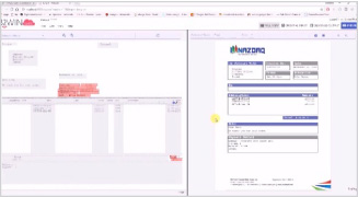 Create invoice template from scratch (without using a pre-designed background) demo
