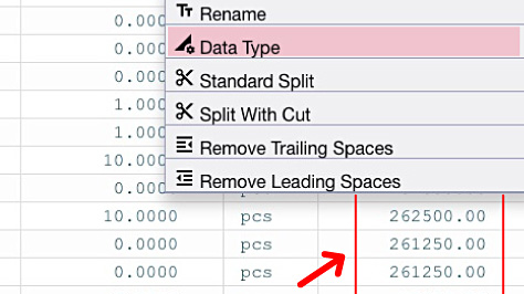Set Data Type - Excel Designer feature Set Data Type - Excel Designer feature